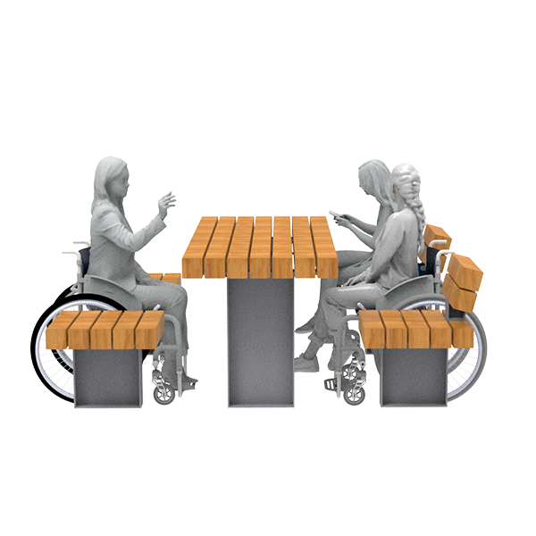 straatmeubilair picknickset inclusieve buitenruimte